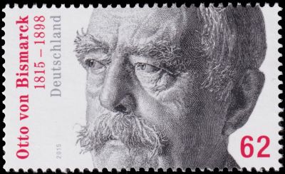 Otto von Bismarck on stamp of Germany 2015