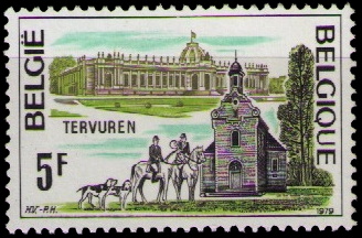 The Africa Museum on stamps of Belgium 1979