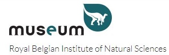 Iguanodon dinosaur on the logo of Royal Belgian Institute of Natural Sciences