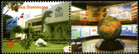 The building of Natural History Museum of the Dominican Republic on 
						International Museum Day stamp of the Dominican Republic from 2014