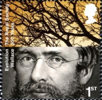  Alfred Russel Wallace on stamp of Great Britain 2010