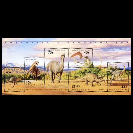 Dinosaur era stamps of Australia 1993