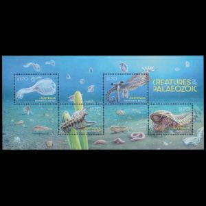 Creatures of the Palaeozoic  on stamps of Australia 2026