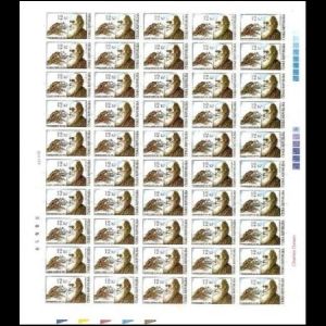 Deinotherium on Works of art on postage stamps used cover of Czech Republic 2005