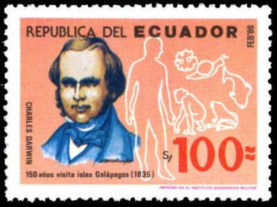 Charles Darwin in Philately
