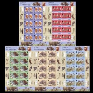 Prehistoric animals on stamps of Jersey 2010