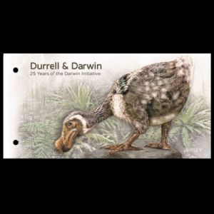 Prehistoric animals on FDC of Jersey 2010