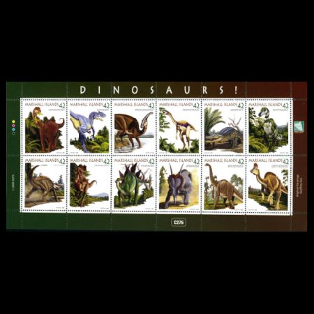 Dinosaurs stamps of Marshall Islands 2008