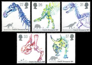 Sir Richard Owen on cachet of Great Britain's FDC 1991