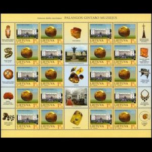 Insect in Amber on stamps of Lithuania 2009