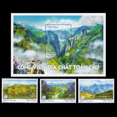 Global Geoparks on stamp of Vietnam 2021