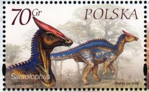 The oval shape used near the bottom of the left and right sides of the Polish stamps from 2000