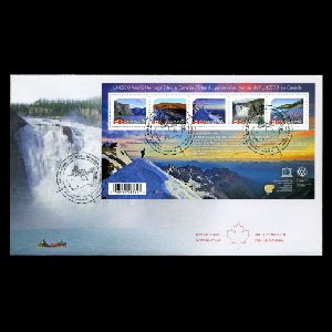 UNESCO World Heritage Sites on FDC of Canada 2014