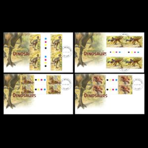 Dinosaurs on  FDC of Australia 2013