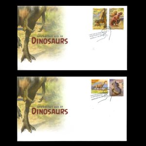 Dinosaurs on  FDC of Australia 2013