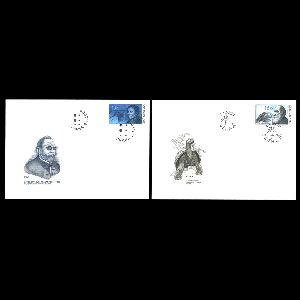 Deinotherium on Works of art on postage stamps FDC of Czech Republic 2005
