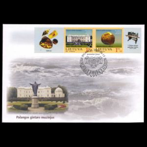 Insect in Amber on FDC of Lithuania 2009