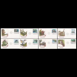 FDC of The World of Dinosaurs stamps of USA 1997