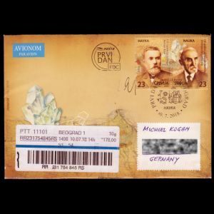 Antal Koch and Vladimir D. Laskarev on FDC of Serbia 2018