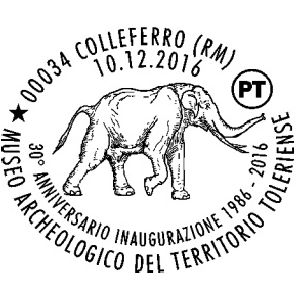 Mammoth on postmark Italy 2016