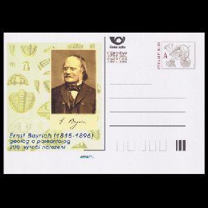 Paleontologist Ernst Beyrich on poststationary of Czech 2015
