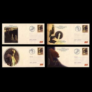 Dinosaurs on Maxi Cards of Romania 2005