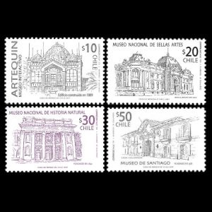 The National Museum of Natural History among other Museums on stamps of Chile 2007