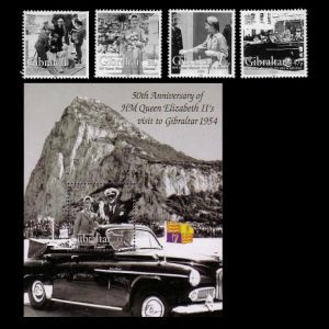 The Rock of Gibraltar on stamp of Gibaltar 2004