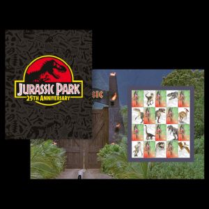 Dinosaurs on personalized stamps of Australia