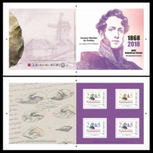 Jacques Boucher on stamp of France 2018