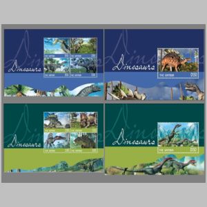 Dinosaurs on stamps of Gambia 2014 Dinosaurs on stamps of Gambia 2014