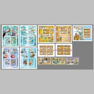 Dinosaurs on stamps of Guinea 2006