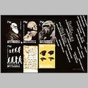 Charles Darwin on stamps of Micronesia 2010