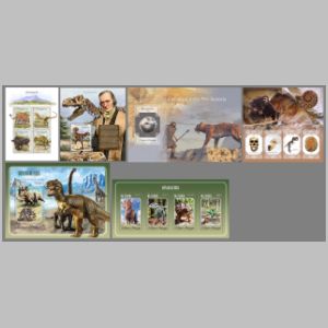 Dinosaurs and Sir Richard Owen on stamps of Sao Tome 2014 Dinosaurs and Sir Richard Owen on stamps of Sao Tome 2014