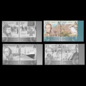 Charles Darwin on stamp of St. Helena 2006
