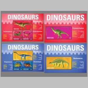 Dinosaurs and prehistoric animals on stamps ofBrazil 2014 Dinosaurs and prehistoric animals on stamps ofBrazil 2014