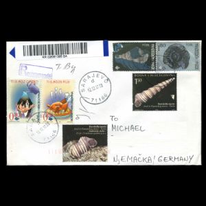 Shell from Tuzla on used cover of Bosnia and Herzegovina 2008