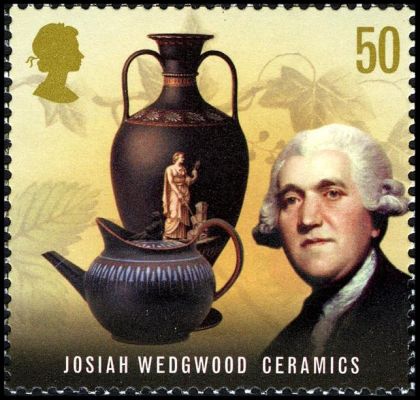 Josiah Wedgwood  on  stamp of Great Britain 2009